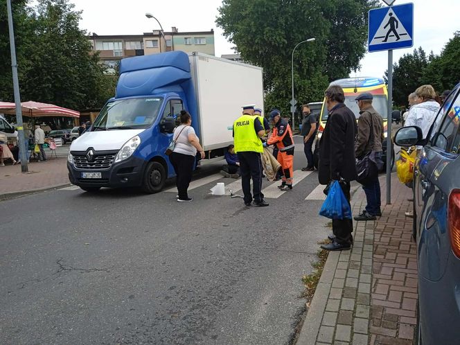 Potrącenie pieszego na pasach Rynkowa Siedlce