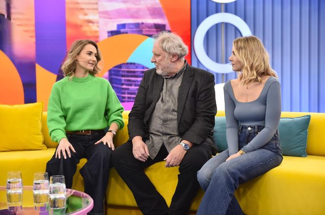 Andrzej Grabowski z córkami