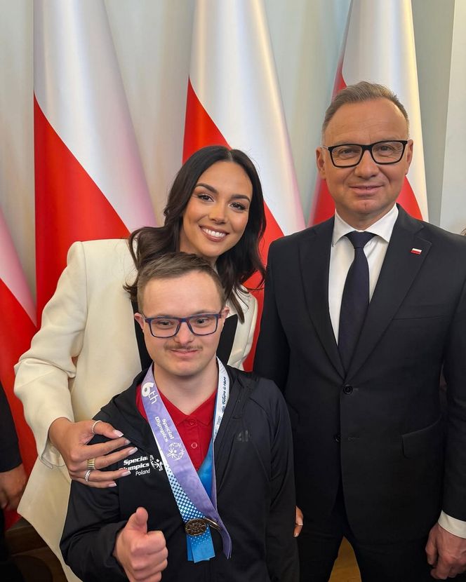 Paulina Krupińska u Andrzeja Dudy