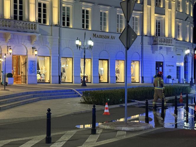 Pożar restauracji na placu Bankowym