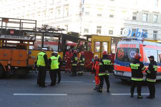 Zderzenie tramwajów w Al. Jerozolimskich