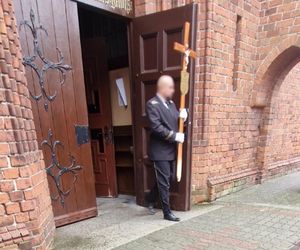 Pogrzeb Grzegorza G., który zginął w Nowem