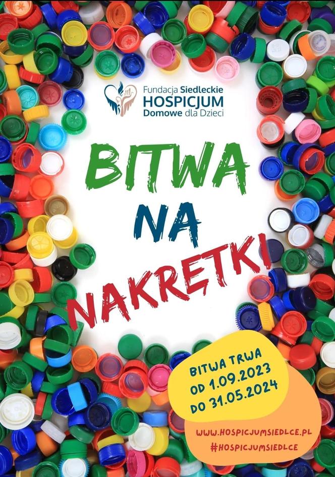 Startuje „Bitwa na nakrętki”! Siedleckie hospicjum dziecięce czeka na zgłoszenia szkół!