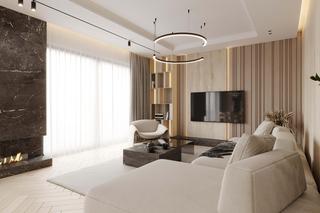 Luksusowe wnętrza w beżach