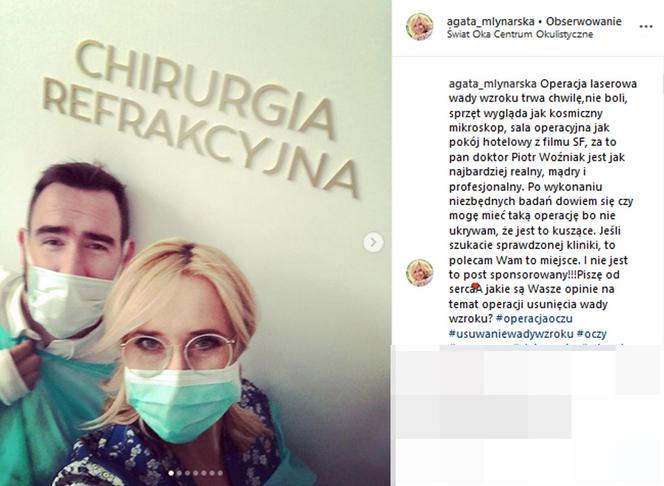 Agata Młynarska walczy, by odzyskać wzrok