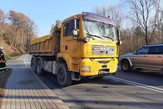 Czerniec. Koło ODPADŁO od ciężarówki! Trafiło w inny pojazd