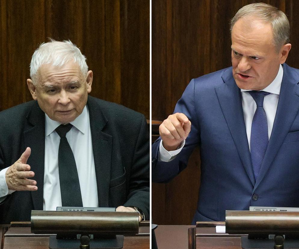 Kaczyński nie wytrzymał po słowach Tuska! Odwraca kota ogonem