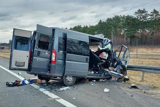 Śmiertelny wypadek busa na autostradzie A4