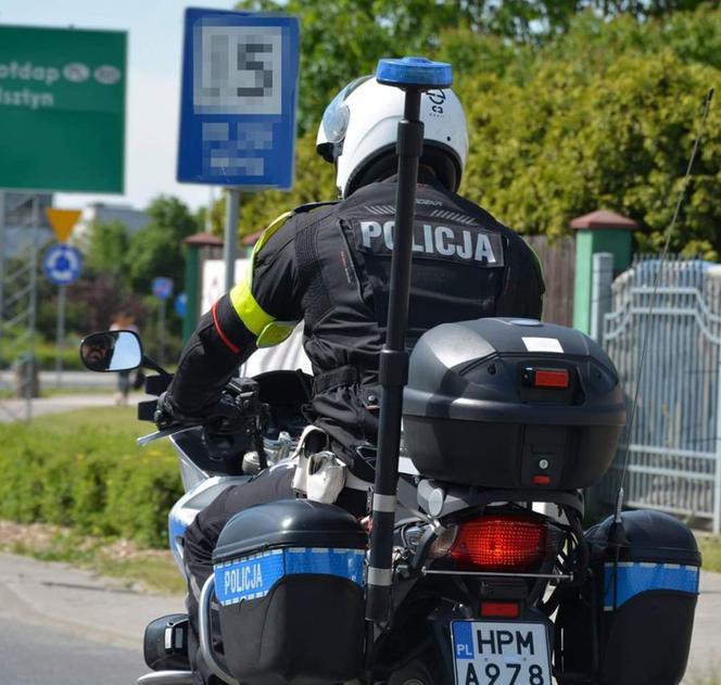 Akcja "Bezpieczny motocyklista" na podlaskich drogach