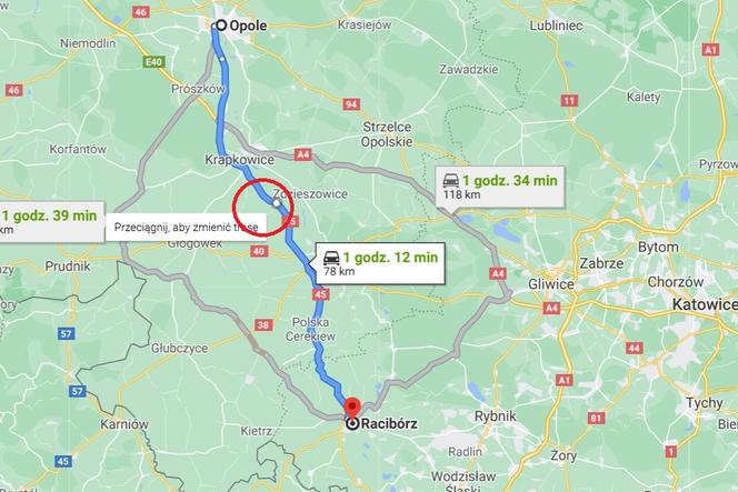 Opolskie: Wypadek na DK 45. UTRUDNIENIA w ruchu 