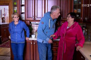 Barwy szczęścia odc. 2041. Irena (Krystyna Tkacz), Ludwik (Marek Lewandowski), Regina (Ewa Serwa)