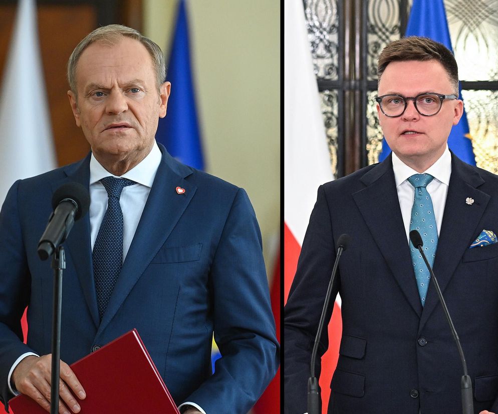 Tusk i Hołownia