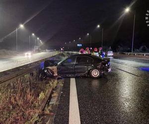 Tragedia na autostradzie A4 w Rudzie Śląskiej. Nie żyje 19-latek, który podróżował z rodzicami