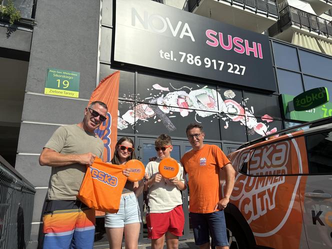 Eska Summer City Olsztyn! Przepyszna wizyta w Nova Sushi