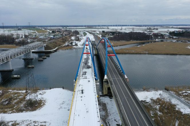 Most na S3 w Wolinie, nad Dziwną