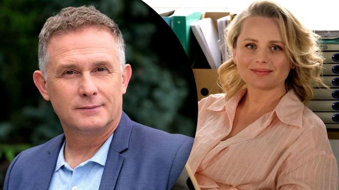 M jak miłość odc. 1851. Artur Rogowski (Robert Moskwa), Judyta (Paulina Chruściel)