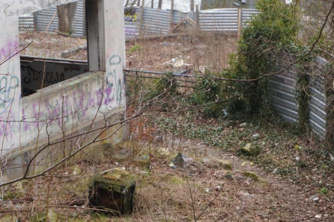 Sanatorium Zdrowie w Orłowie. Zniszczony budynek