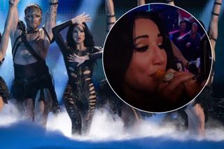 Justyna Steczkowska „pierdzi” w trąbkę na Eurowizji. Hit Internetu prosto z green roomu!