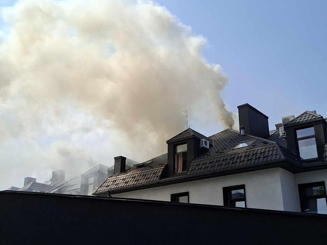 Pożar hotelu "Senator" w Starachowicach