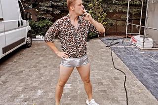 Barwy szczęścia. Hubert (Marek Molak) Zdjęcie z planu do nowego sezonu