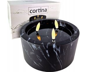 Ekologiczne znicze nagrobne – świeca marmurkowa na baterie Cortina (Cortinapoland.pl)