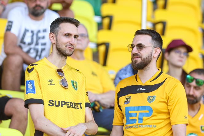 Kibice na meczu GKS Katowice - Arka Gdynia