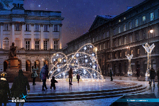 Warszawa będzie piękna na święta! Zobacz najnowsze wizualizacje tegorocznej iluminacji [GALERIA]