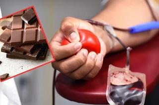 Zmienią krwiodawcom czekoladę, choć ci chcą pieniądze