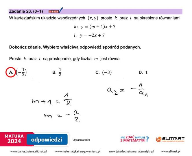 Matura 2024: matematyka. Arkusze CKE i odpowiedzi. Poziom podstawowy [Formuła 2023]