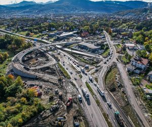 Węzeł Myślenice na zakopiance coraz bliżej. Na razie rusza frezowanie i układanie nawierzchni