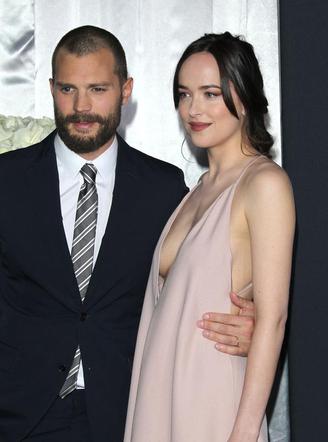 Ciemniejsza Strona Greya: Jamie Dornan i Dakota Johnson na premierze