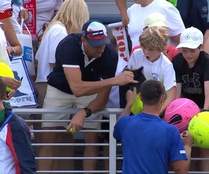Skandal z Polakiem na US Open obiegł świat. Nagranie stało się viralem