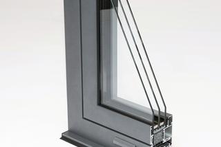 okna aluminiowe: Skrzydło zlicowane z ramą