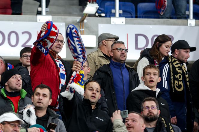 Kibice na meczu Górnik Zabrze - Legia Warszawa