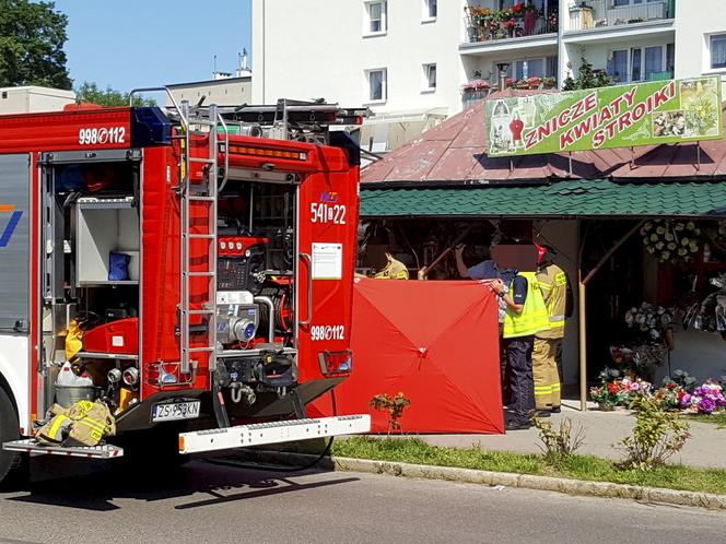 Przerażające sceny w Szczecinku. Mężczyzna oblał się benzyną i podpalił