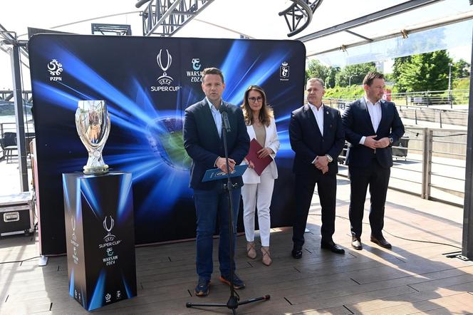 UEFA Super Cup w Warszawie - konferencja prasowa