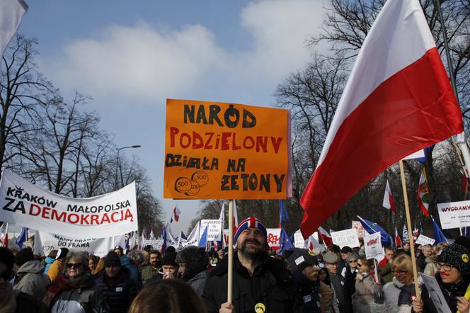 Marsz KOD w Warszawie, 27.02.2016