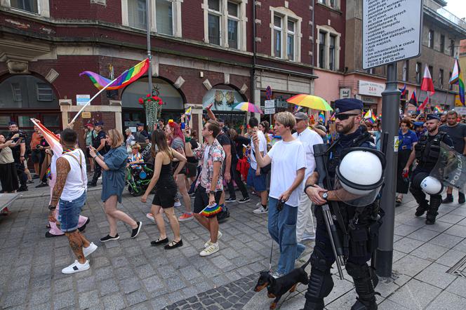 Marsz Równości w Gliwicach przeszedł przez centrum miasta