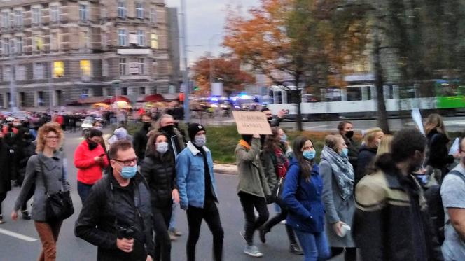 Protest kobiet w Szczecinie 27.10.2020