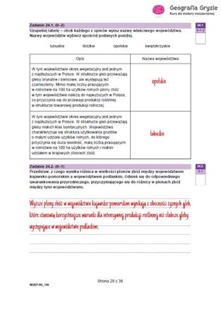 Matura 2025 geografia rozszerzona - odpowiedzi do arkusza CKE 15.05.2025 - Formuła 2023