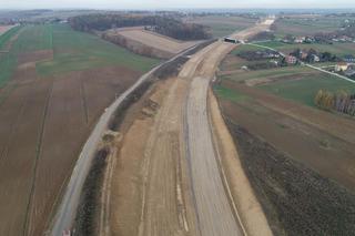 Budowa S7 Kraków-Widoma. Zdjęcia z lotu ptaka