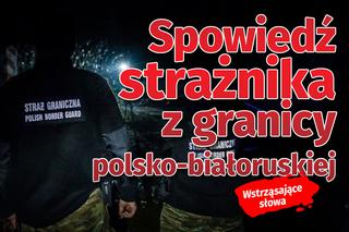 Poruszające wyznanie strażnika z granicy polsko-białoruskiej: Mam dwie córki. Gdy idę na służbę, pytają: kiedy wrócę?