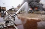 Brynicą spływają chemikalia z pożaru w Siemianowicach Śląskich. Woda pitna zagrożona?