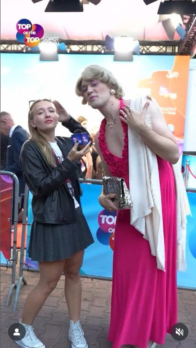 Wnuczka Grażyny Szapołowskiej podbiła Sopot! Pokazała kulisy festiwalu