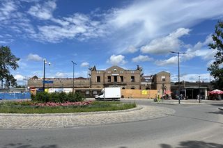 Dworzec w Wejherowie w trakcie remontu