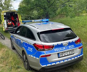 Dramat na Bielanach. Nastolatek wywrócił się na rowerze. W akcji śmigłowiec LPR