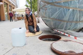 Jajko Joanny Rajkowskiej stanęło na placu Pięciu Rogów