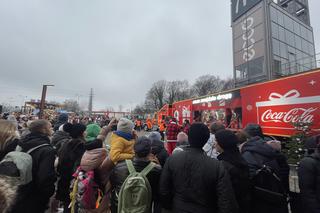 Tłumy w Galerii Kazimierz. Świąteczna ciężarówka Coca-Coli zawitała do Krakowa