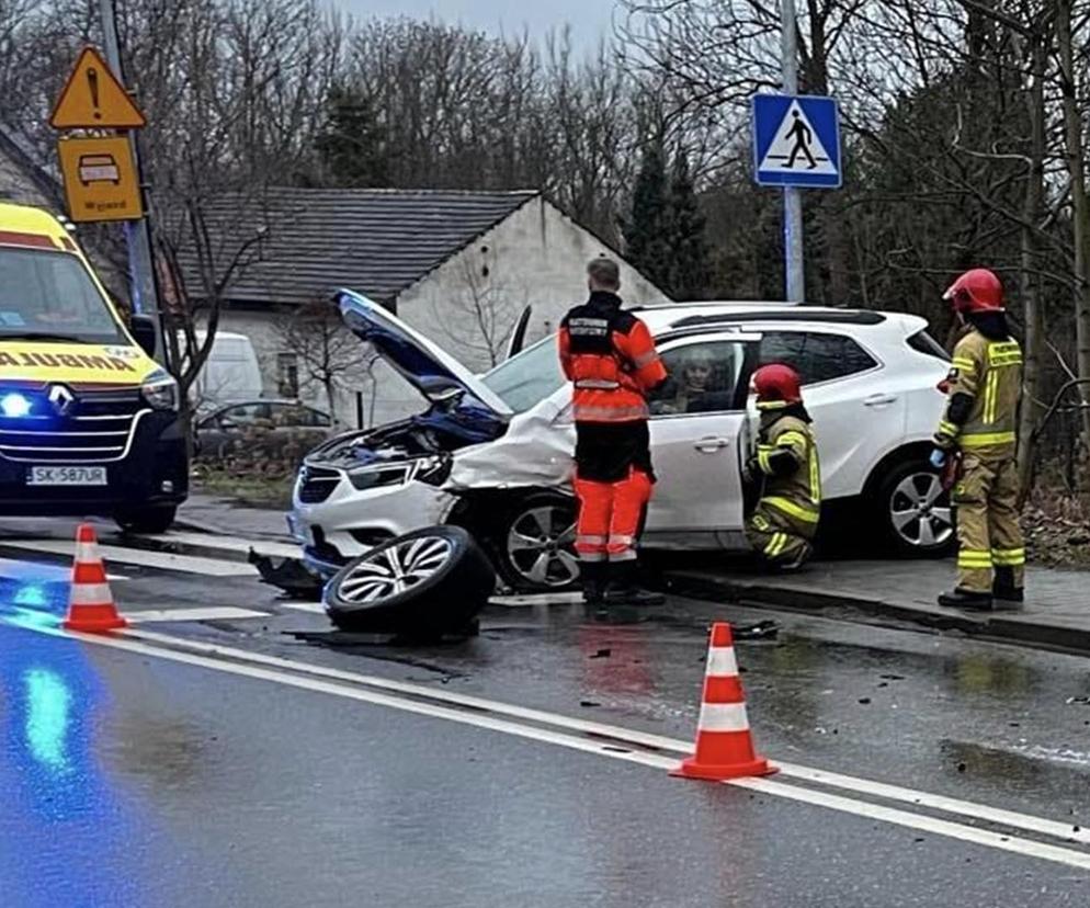 Wypadek w Katowicach na ul. Kołodzieja