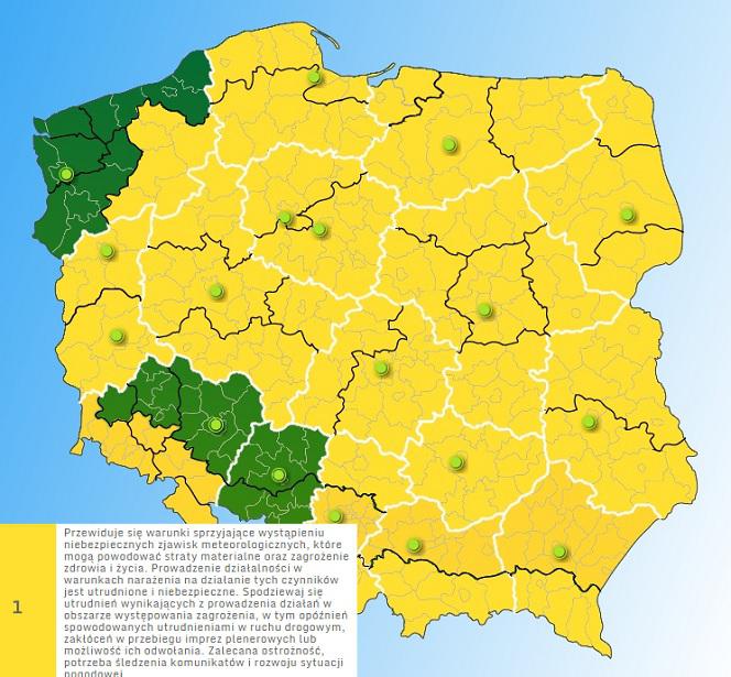 Mrozy w Polsce ostrzeżenie - LISTA WOJEWÓDZTW, w których będzie najzimniej